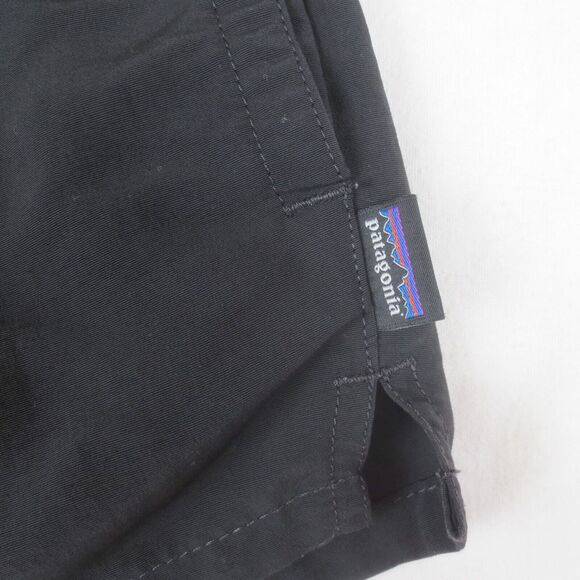 Patagonia Barely Baggies Shorts Womens Small Black Nylon Mesh Pockets Hiking - Picture 2 of 10